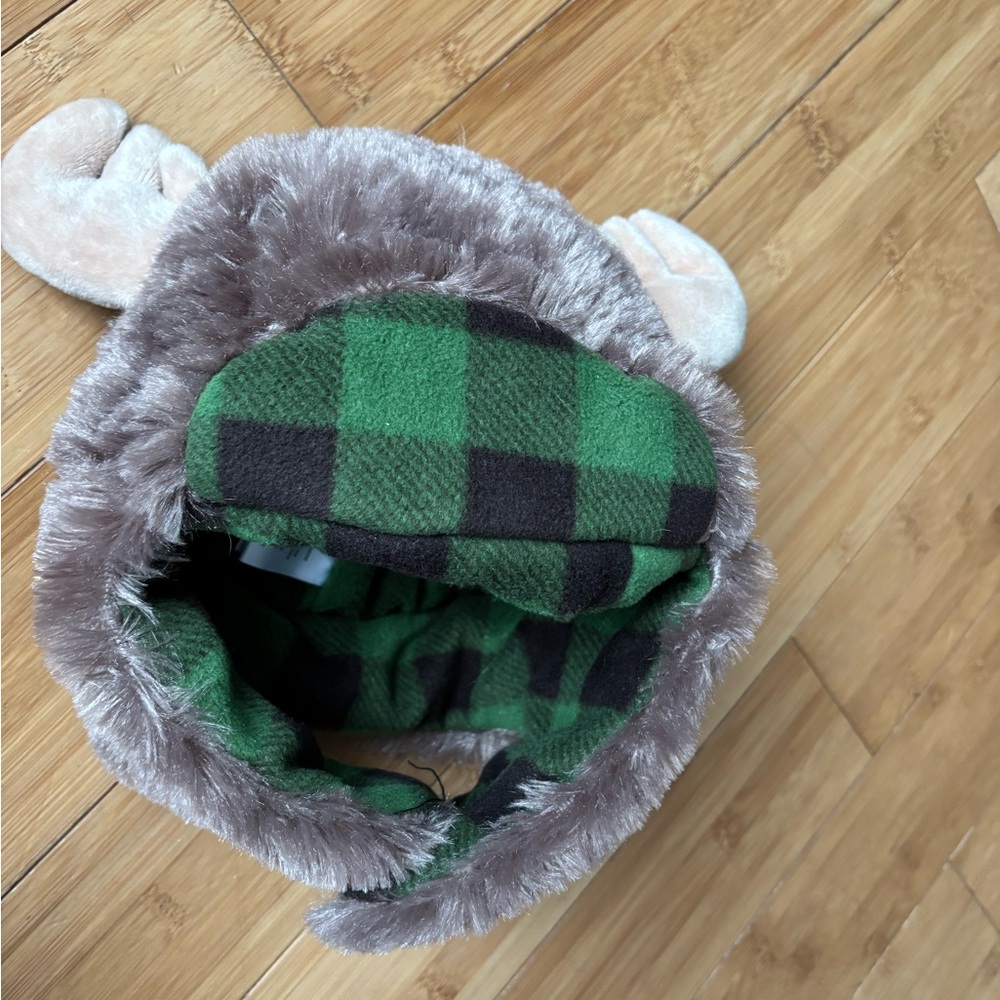 Lazy One baby hat. Moose antler design. So cute on!